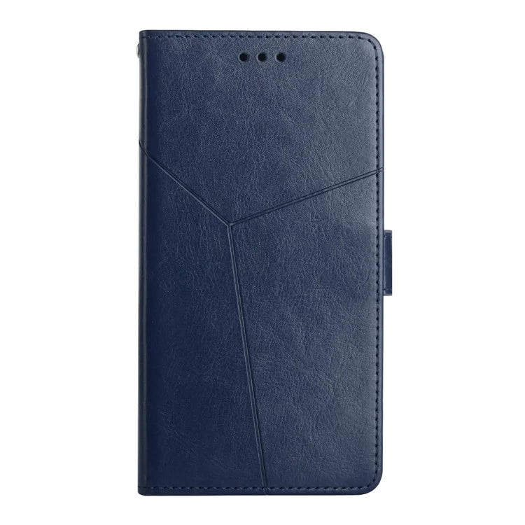 HT01 For Xiaomi 14T Case Y-Shaped Lines Imprint Leather Phone Cover