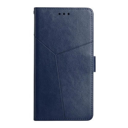HT01 For Xiaomi 14T Case Y-Shaped Lines Imprint Leather Phone Cover
