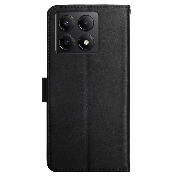 HT02 For Xiaomi 14T Case Genuine Cow Leather Phone Cover Nappa Texture