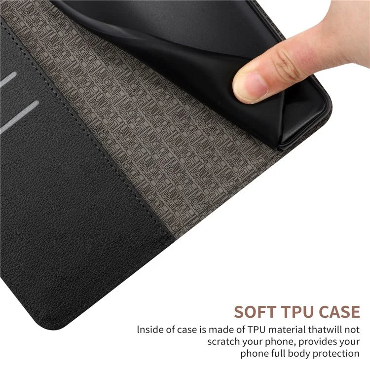 HT06 For Xiaomi 14T Pro Wallet Phone Case Imprint PU Leather Flip Folio Cover