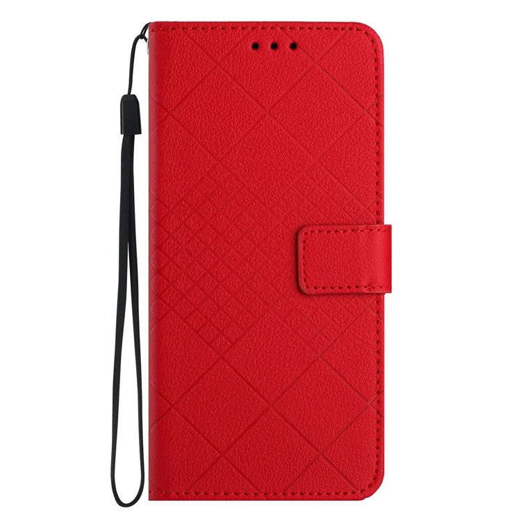 HT06 For Xiaomi 14T Pro Wallet Phone Case Imprint PU Leather Flip Folio Cover