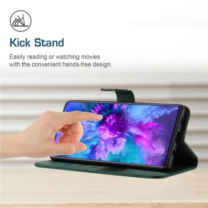 HT06 For Xiaomi 14T Pro Wallet Phone Case Imprint PU Leather Flip Folio Cover