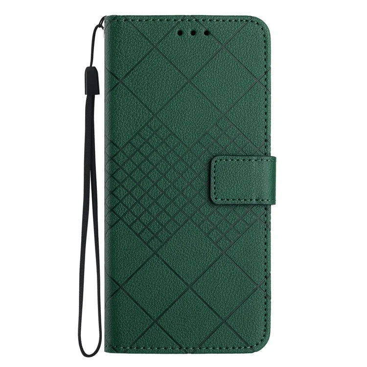 HT06 For Xiaomi 14T Pro Wallet Phone Case Imprint PU Leather Flip Folio Cover