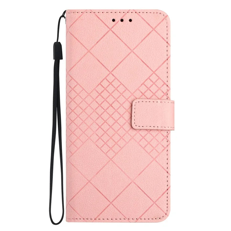 HT06 For Xiaomi 14T Pro Wallet Phone Case Imprint PU Leather Flip Folio Cover