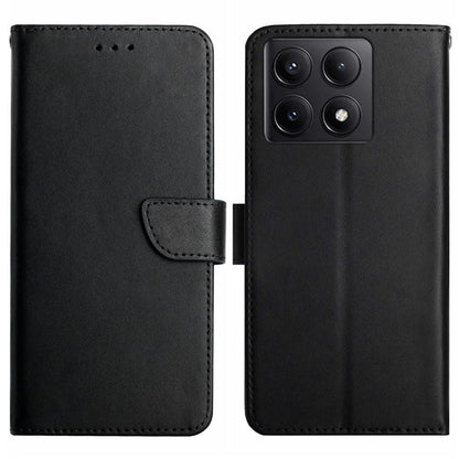 HT02 For Xiaomi 14T Pro Case Genuine Cow Leather Phone Cover Nappa Texture