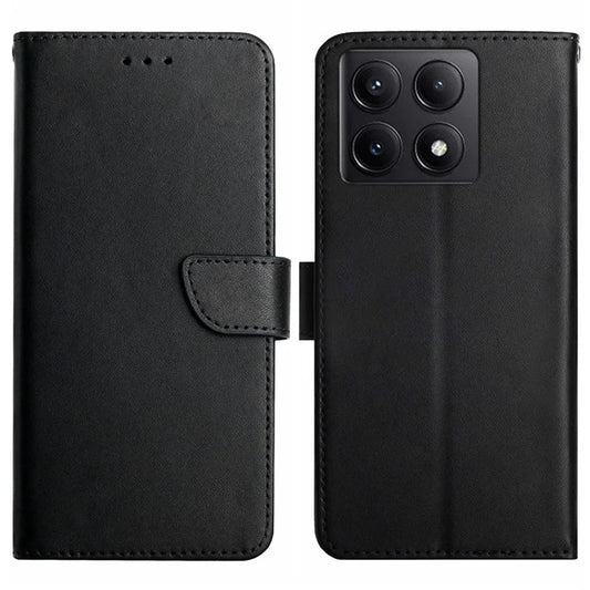 HT02 For Xiaomi 14T Pro Case Genuine Cow Leather Phone Cover Nappa Texture