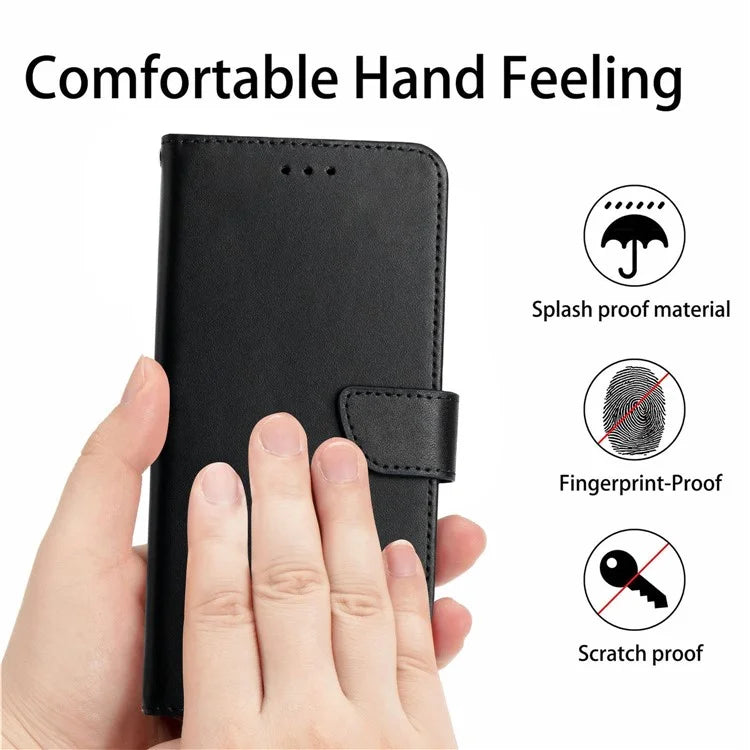 HT02 For Xiaomi 14T Pro Case Genuine Cow Leather Phone Cover Nappa Texture