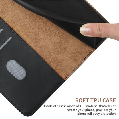 HT02 For Xiaomi 14T Pro Case Genuine Cow Leather Phone Cover Nappa Texture