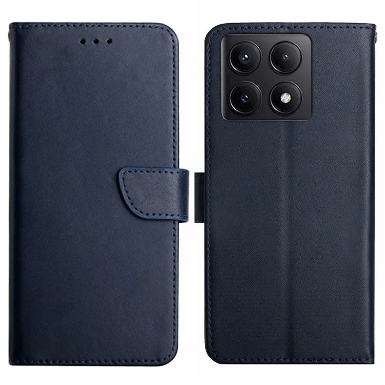 HT02 For Xiaomi 14T Pro Case Genuine Cow Leather Phone Cover Nappa Texture