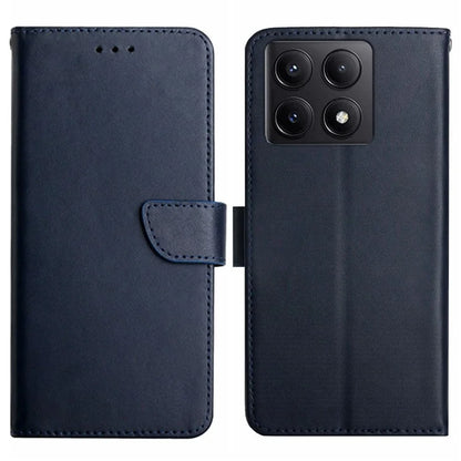 HT02 For Xiaomi 14T Pro Case Genuine Cow Leather Phone Cover Nappa Texture