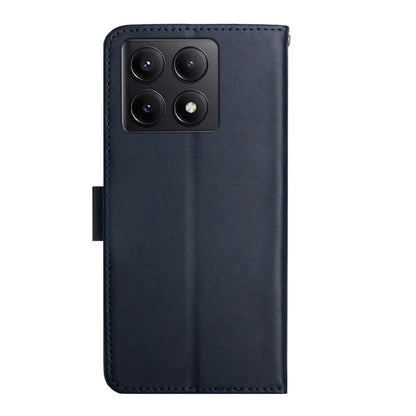 HT02 For Xiaomi 14T Pro Case Genuine Cow Leather Phone Cover Nappa Texture