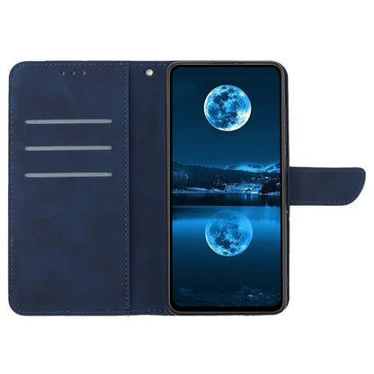 HT05 For Xiaomi 14T Pro Case Skin-Touch Lines PU Leather Flip Phone Cover