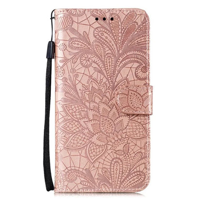 For Samsung Galaxy A16 5G Case Lace Flowers PU Leather Flip Wallet Phone Cover