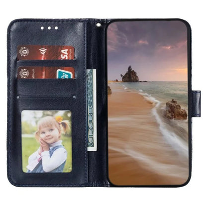 For Samsung Galaxy A35 5G Case Lace Flowers PU Leather Flip Wallet Phone Cover