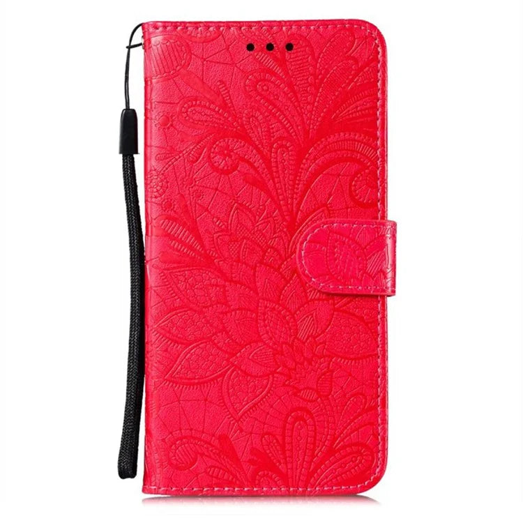 For Samsung Galaxy A35 5G Case Lace Flowers PU Leather Flip Wallet Phone Cover
