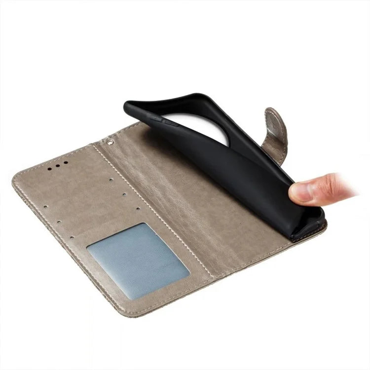 For Xiaomi 14 Ultra Case Lace Flowers PU Leather Flip Wallet Phone Cover