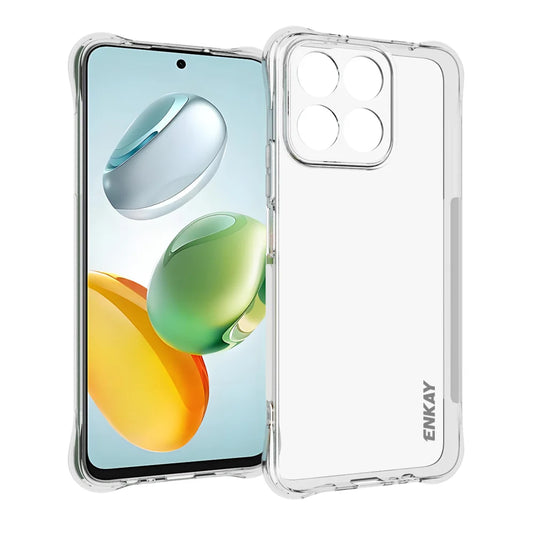 For Honor 200 Smart 5G ENKAY HAT PRINCE Case Transparent TPU Drop-Proof Phone Cover - Transparent