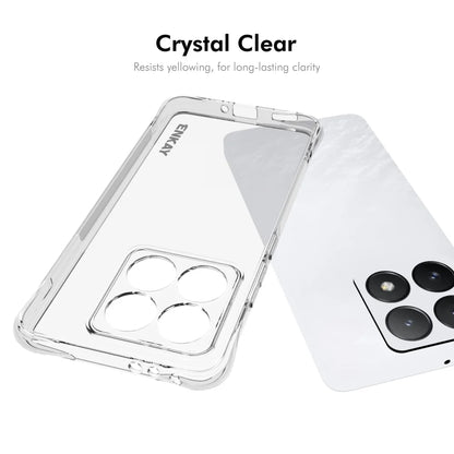 For Xiaomi 14T ENKAY HAT PRINCE Case Transparent TPU Drop-Proof Phone Cover - Transparent