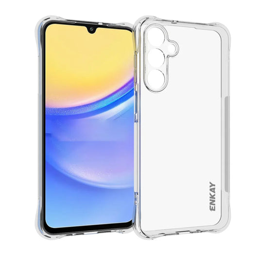 For Samsung Galaxy A16 5G ENKAY HAT PRINCE Case Transparent TPU Drop-Proof Phone Cover - Transparent