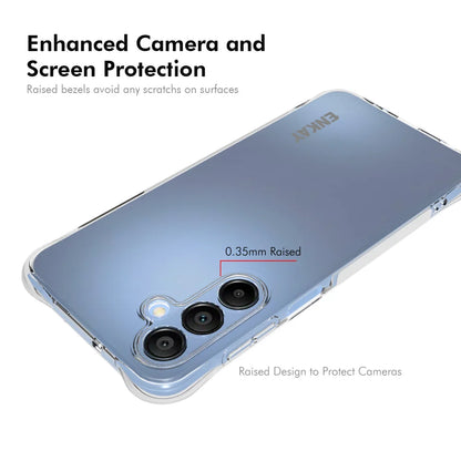 For Samsung Galaxy A16 5G ENKAY HAT PRINCE Case Transparent TPU Drop-Proof Phone Cover - Transparent