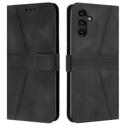 For Samsung Galaxy A16 5G Case Triangle Imprinted Anti-Scratch Phone Wallet Cover