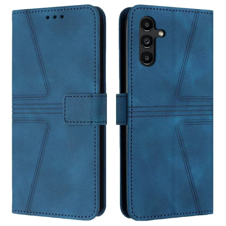 For Samsung Galaxy A16 5G Case Triangle Imprinted Anti-Scratch Phone Wallet Cover