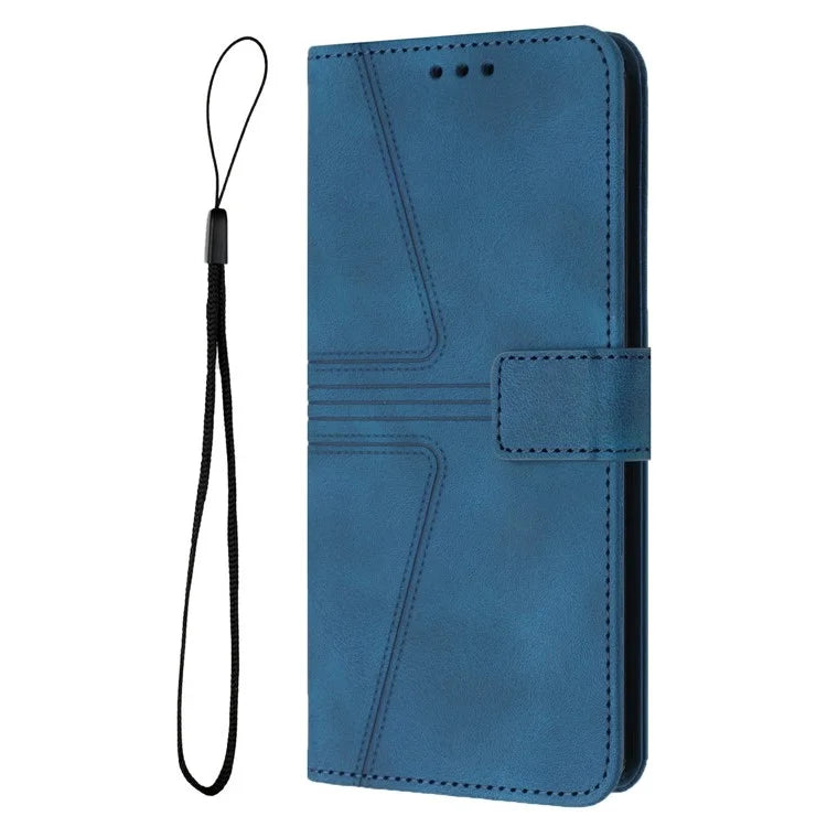 For Samsung Galaxy A16 5G Case Triangle Imprinted Anti-Scratch Phone Wallet Cover