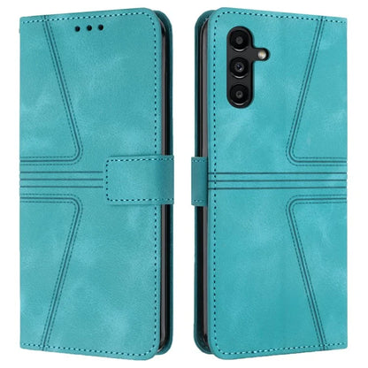 For Samsung Galaxy A16 5G Case Triangle Imprinted Anti-Scratch Phone Wallet Cover
