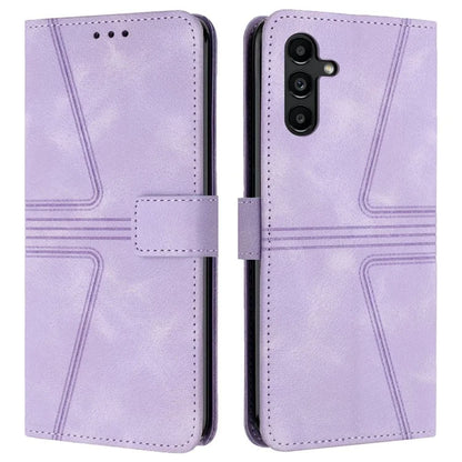 For Samsung Galaxy A16 5G Case Triangle Imprinted Anti-Scratch Phone Wallet Cover