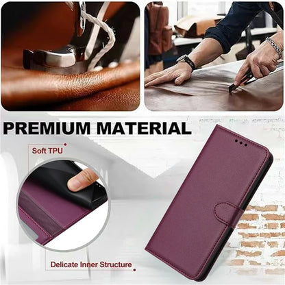For Samsung Galaxy A16 5G Wallet Phone Case Leather Stand Cover with Strap