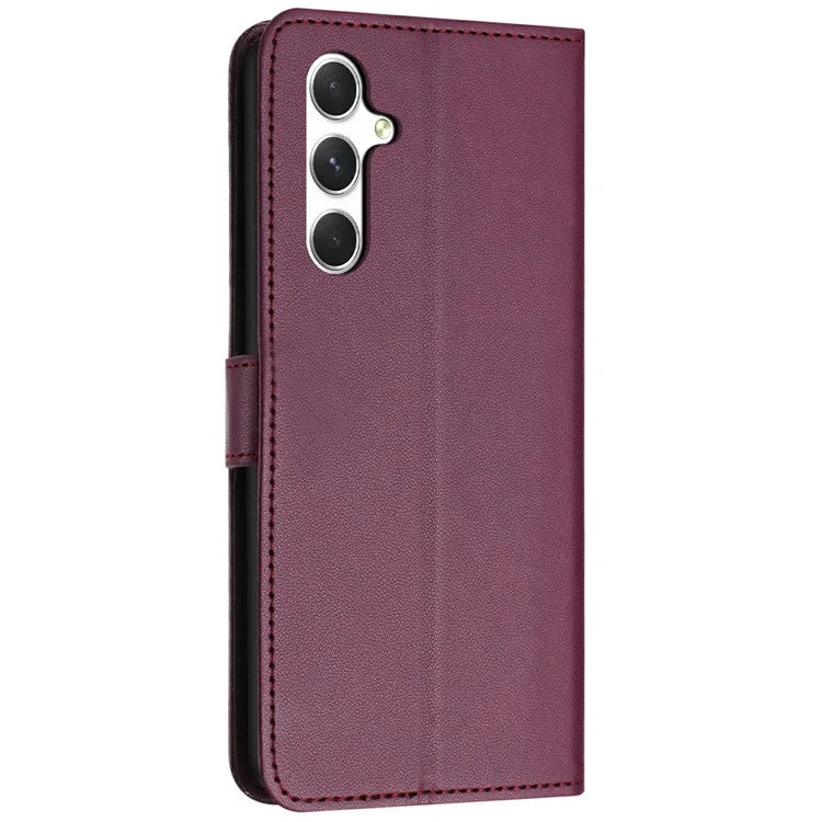 For Samsung Galaxy A16 5G Wallet Phone Case Leather Stand Cover with Strap