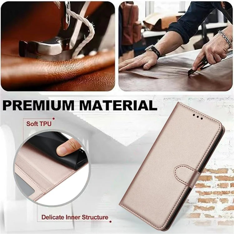 For Samsung Galaxy A16 5G Wallet Phone Case Leather Stand Cover with Strap