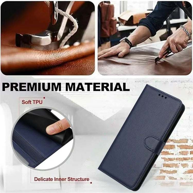 For Samsung Galaxy A16 5G Wallet Phone Case Leather Stand Cover with Strap