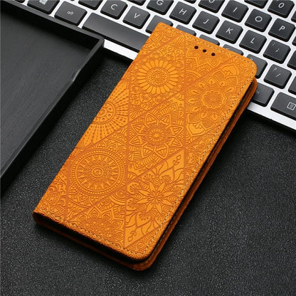 For Samsung Galaxy A16 5G Case Imprinted Flower Wallet Stand Leather Phone Cover