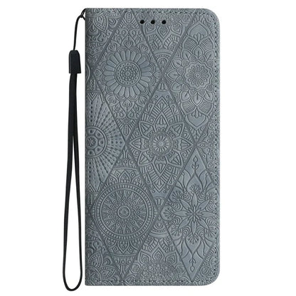 For Samsung Galaxy A16 5G Case Imprinted Flower Wallet Stand Leather Phone Cover