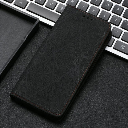For Samsung Galaxy A16 5G Case Imprinted Flower Wallet Stand Leather Phone Cover