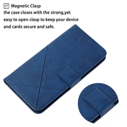 For Samsung Galaxy A16 5G Leather Case Line Pattern Wallet Phone Cover
