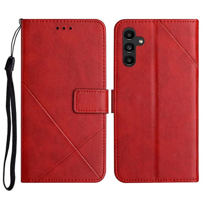 For Samsung Galaxy A16 5G Leather Case Line Pattern Wallet Phone Cover