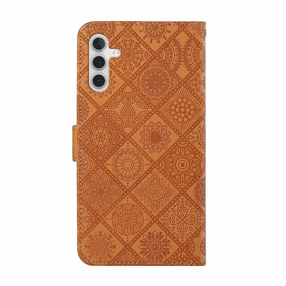 For Samsung Galaxy A16 5G Leather Case Ethnic Style Phone Wallet Cover with Strap