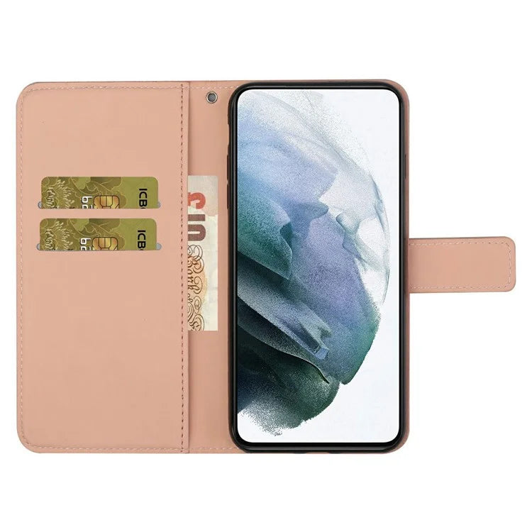 For Samsung Galaxy A16 5G Leather Case Ethnic Style Phone Wallet Cover with Strap