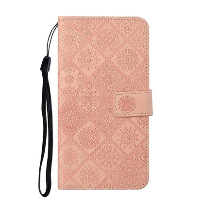For Samsung Galaxy A16 5G Leather Case Ethnic Style Phone Wallet Cover with Strap