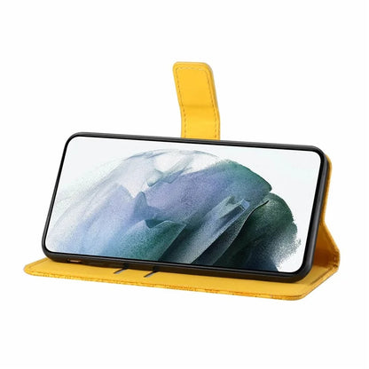 For Samsung Galaxy A16 5G Leather Case Ethnic Style Phone Wallet Cover with Strap