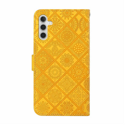 For Samsung Galaxy A16 5G Leather Case Ethnic Style Phone Wallet Cover with Strap