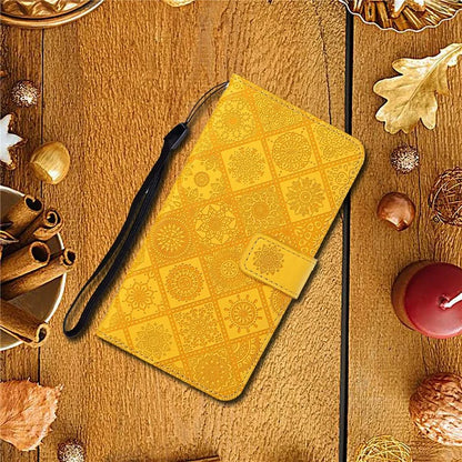 For Samsung Galaxy A16 5G Leather Case Ethnic Style Phone Wallet Cover with Strap