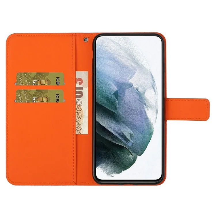 For Samsung Galaxy A16 5G Leather Case Ethnic Style Phone Wallet Cover with Strap