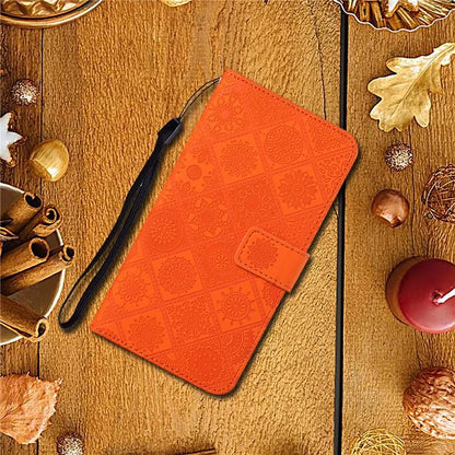 For Samsung Galaxy A16 5G Leather Case Ethnic Style Phone Wallet Cover with Strap
