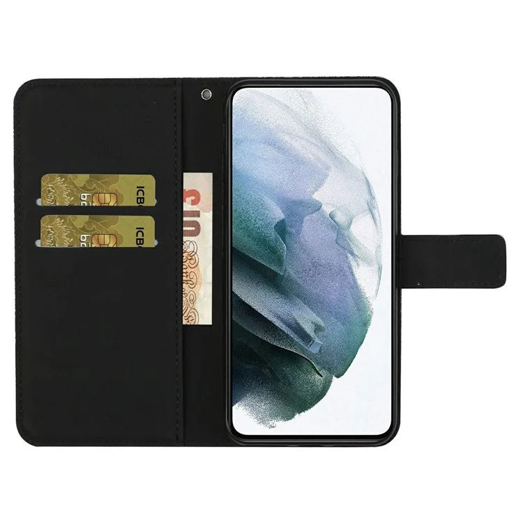 For Samsung Galaxy A16 5G Leather Case Ethnic Style Phone Wallet Cover with Strap