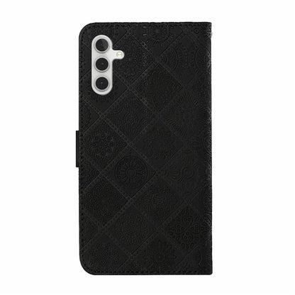 For Samsung Galaxy A16 5G Leather Case Ethnic Style Phone Wallet Cover with Strap
