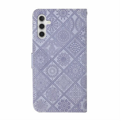 For Samsung Galaxy A16 5G Leather Case Ethnic Style Phone Wallet Cover with Strap