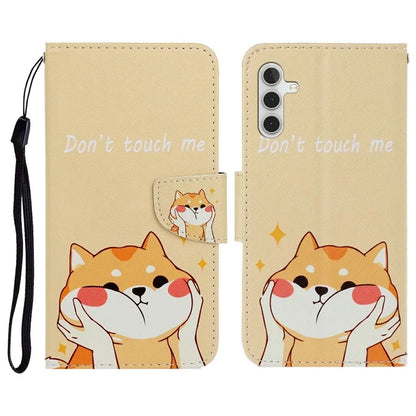For Samsung Galaxy A16 5G Case Pattern Printing Protective Leather Folio Phone Cover